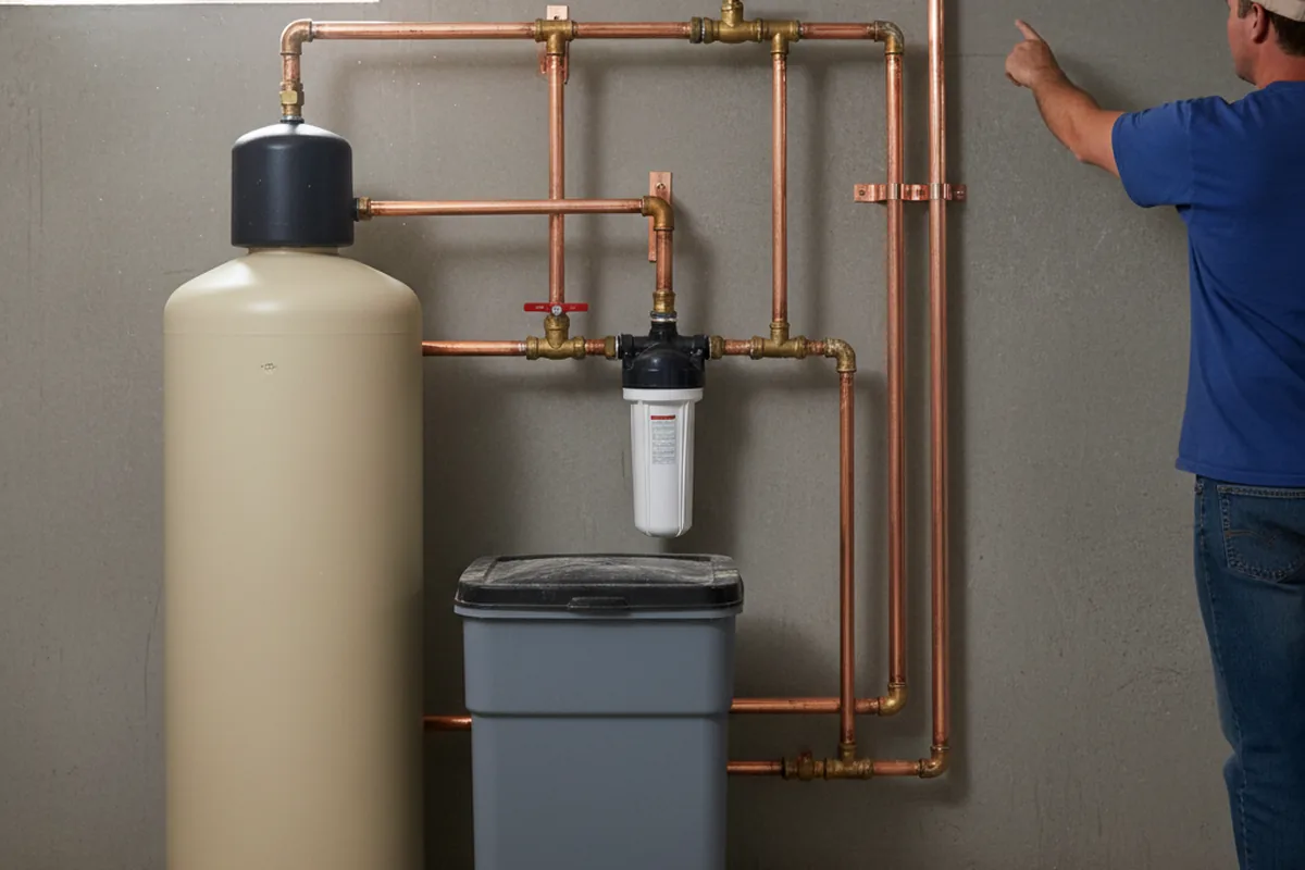 Whole-house water treatment system installed in Parker Ford